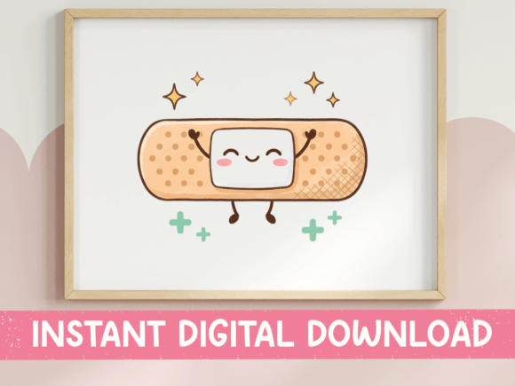 Cute Kawaii Bandage Character Design