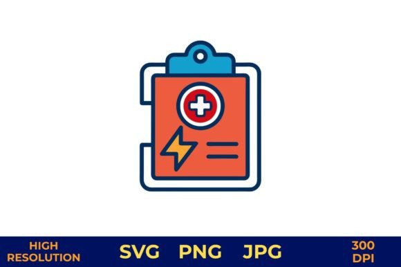 Emergency Aid Symbol with Cross