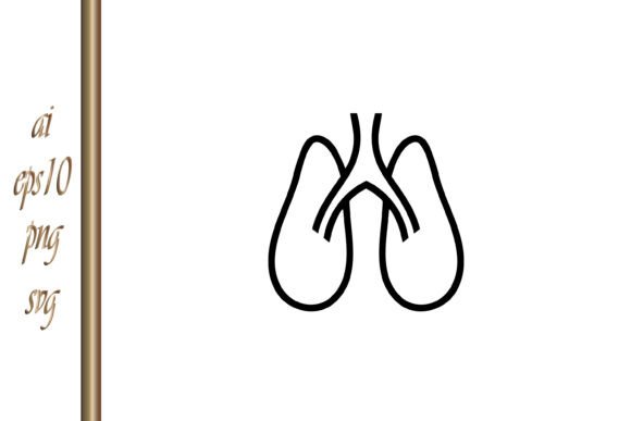 Human Lungs Medical Icon Medicine