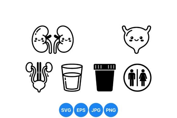 Kidney Urinary Tract Icons