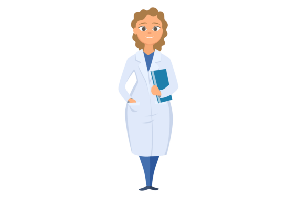 Medical Worker Character. Clinic Hospita