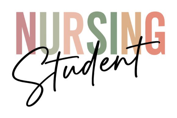 Nursing Student Script Typography