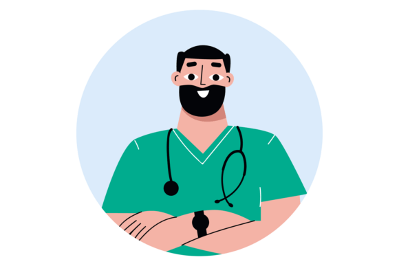 Practitioner Color Icon: Medical Doctor